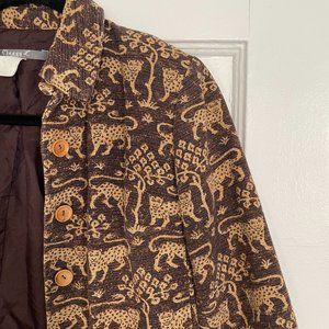 VINTAGE CHEETAH JACKET/BLAIZER